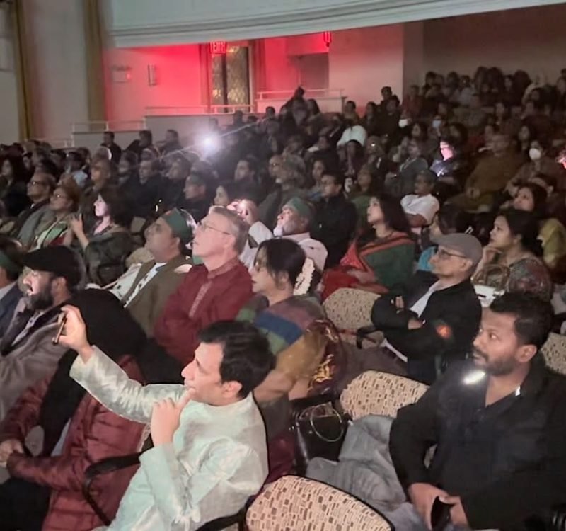 The screening event was attended by a large and enthusiastic audience.
