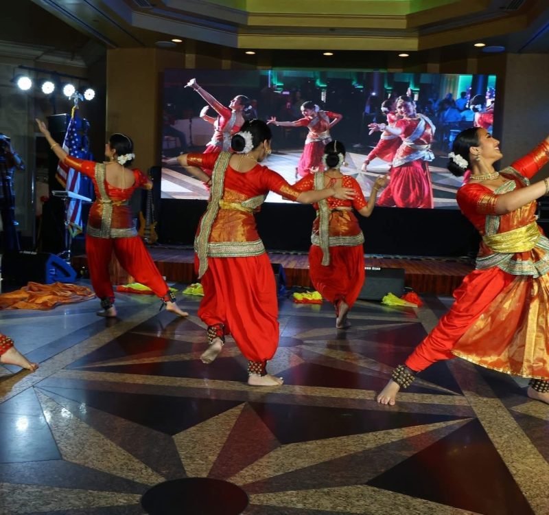 Bangladeshi dancers impressed the audience with their graceful performances.
