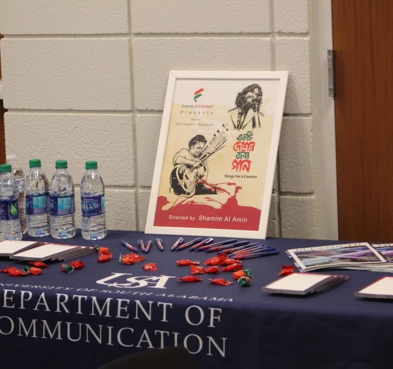 A special screening of “Songs for a Country” was organized at the University of South Alabama.